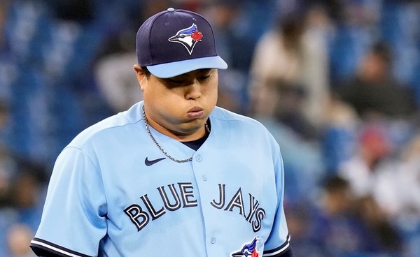  토론토 블루제이스 류현진. 2021.10.04.