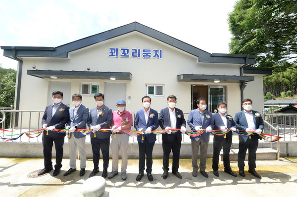 거창군 주상면 오류동마을 다목적회관 준공식