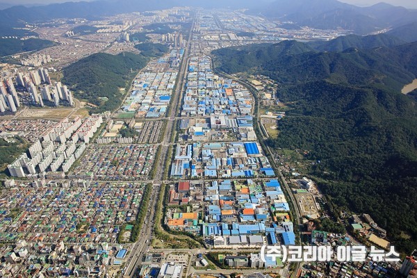 창원국가산단 항공사진  (제공=경상남도)