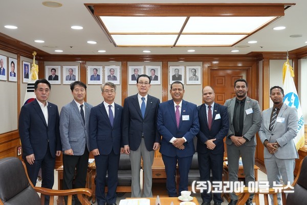 노동진 수협중앙회장, 동티모르 대표단과 수산인력 협력 논의  (사진/제공=수협중앙회)