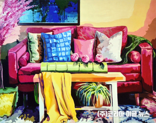 제18회 김해미술대전 대상작 사랑의 속삭임 - 이기선作