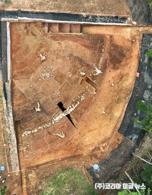 고성 송학동 고분군 14호분 전경 (사진/제공=경상남도)