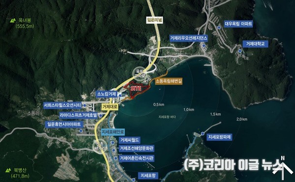 위치도 (소동 휴양 콘도미니엄)  /  (제공=거제시)