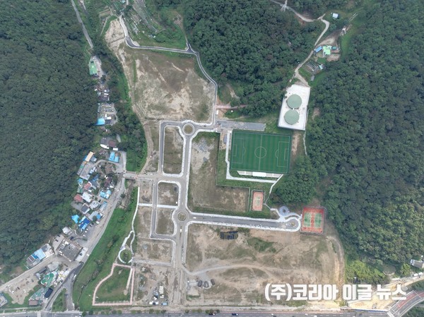 자족형복합행정타운 조성현장사진(두척동 일원)  (제공=창원특례시)