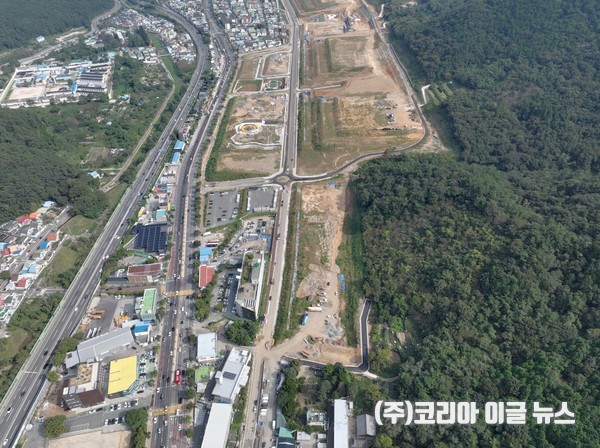 자족형복합행정타운 조성현장 사진(회성동 일원)   (제공=창원특례시)