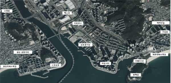 운항 구역 (광안리~수영강~해운대)   (사진/제공=부산시)