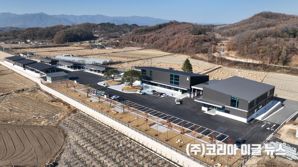 영주시 농기계 거점센터 드론사진  (제공=영주시)